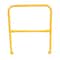 Vestil Steel Pipe Safety Railing with Welded Baseplate 3 Ft. Length Yellow VDKR-3-BP-YL - alternate 4